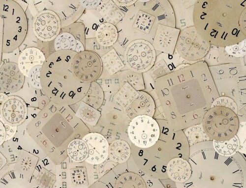 Não é falta de tempo, é confusão de tempo.